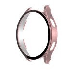 Wholesale Tempered Glass Screen Protector Full Coverage Shockproof Cover Case for Samsung Galaxy Watch 5 [40MM] (Rose Gold)